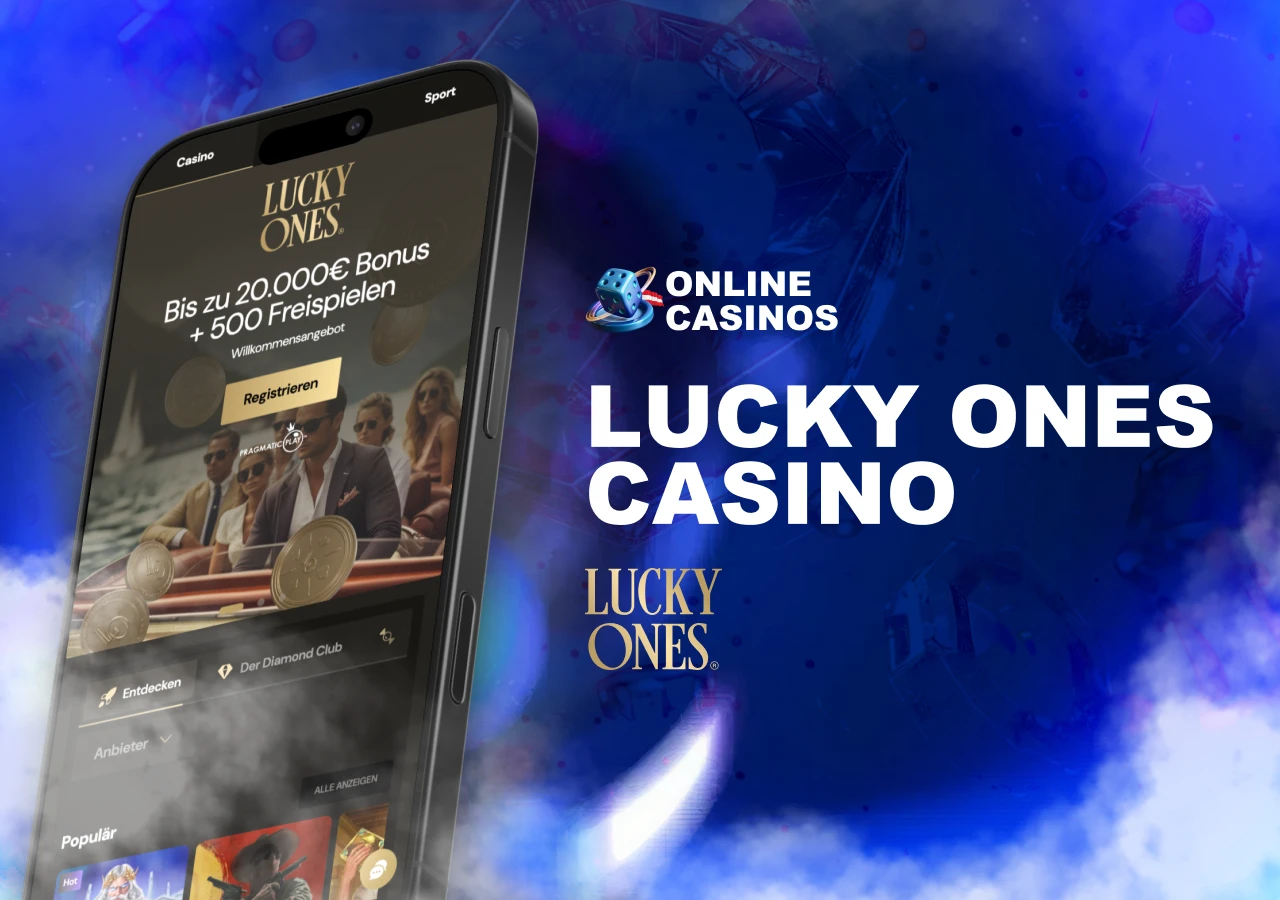 Profil des Lucky Ones Casinos mit Fokus auf stabiler Performance und abwechslungsreichen Spieltiteln