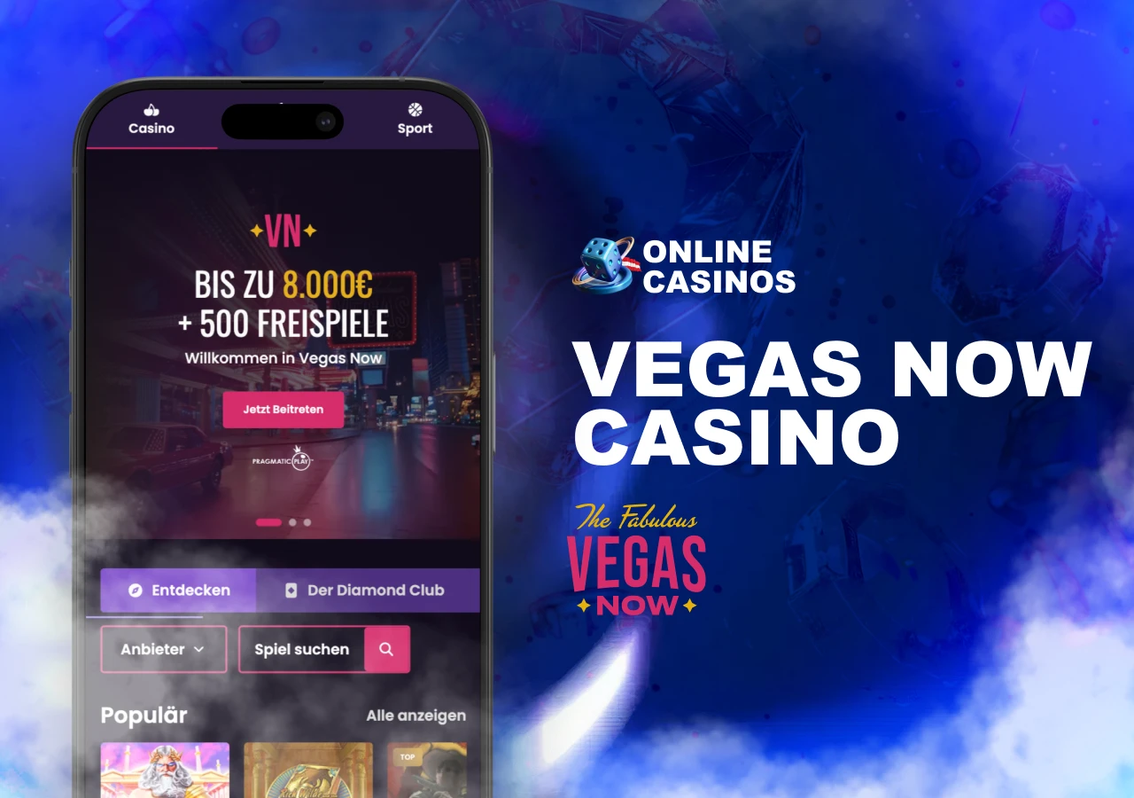 Vegas Now Casino mit thematischem Vegas-Ambiente, vielfältigen Spielen und stabiler Online-Plattform für österreichische Spieler